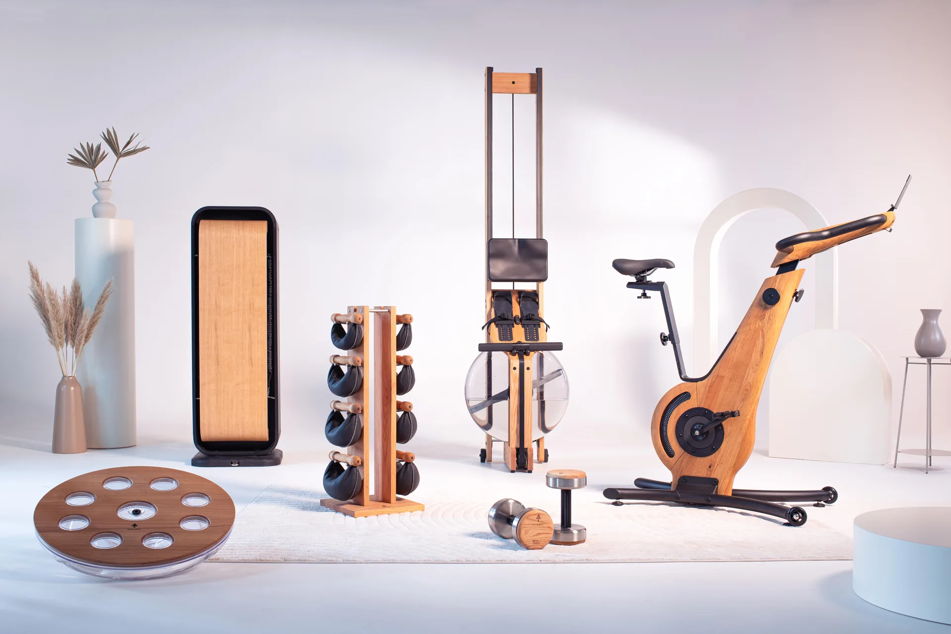 Showroomopstelling van Optima Forma Fitness