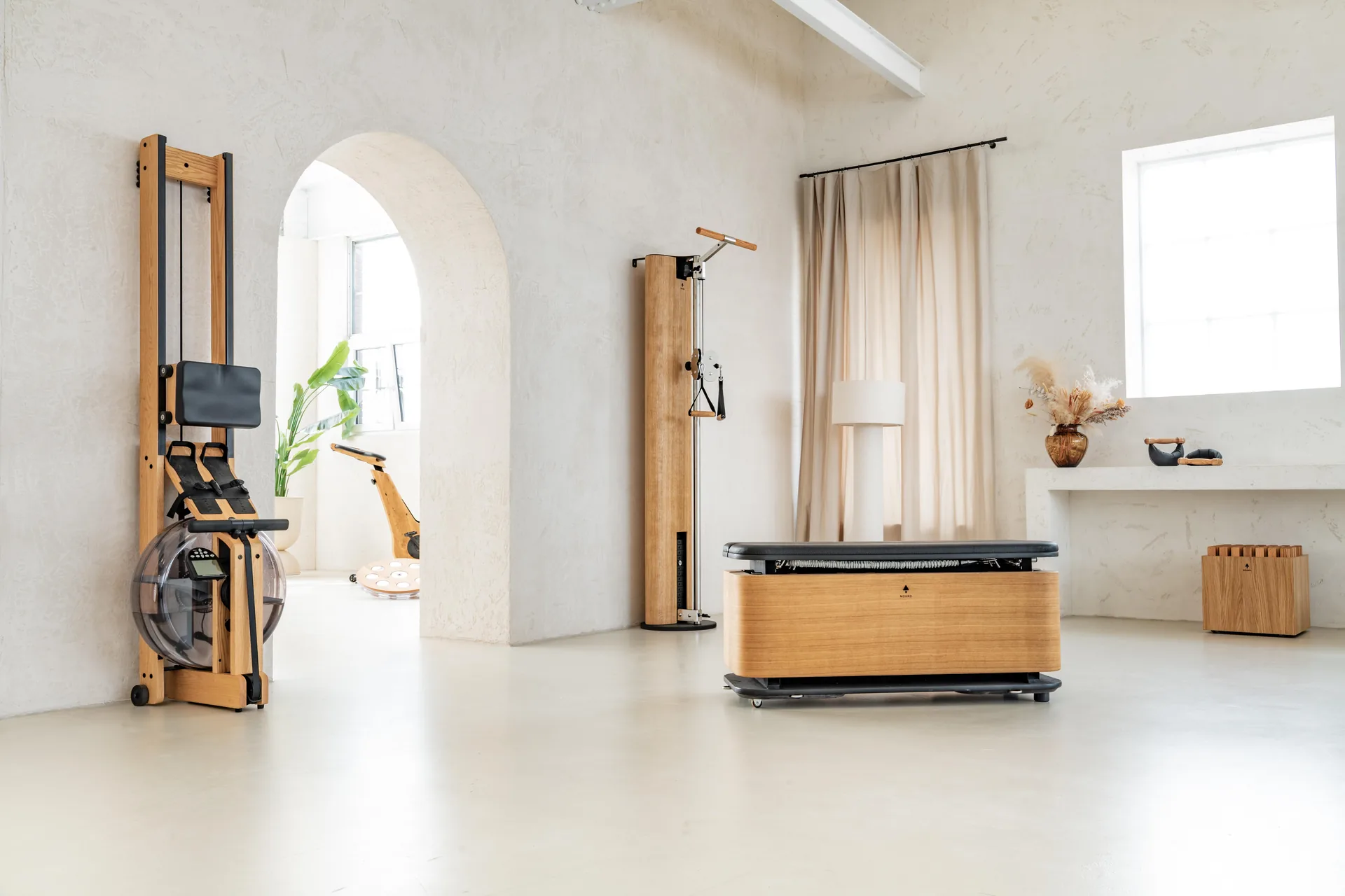 NOHRD trainingsruimte in de showroomstijl van Optima Forma Fitness.