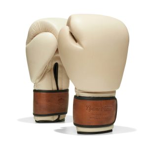 Optima Forma Vintage PRO Boxing Gloves - Cream/Brown