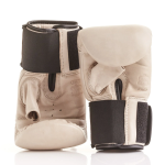 cream-brown-leather-bag-gloves.png Optima Forma Vintage PRO Boxing Bag Gloves – Cream-Brown